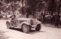 06.10.1935 Feldbergrennen - BMW 315/1 - Start Nr. 214 - 2. Platz Ralph Roese